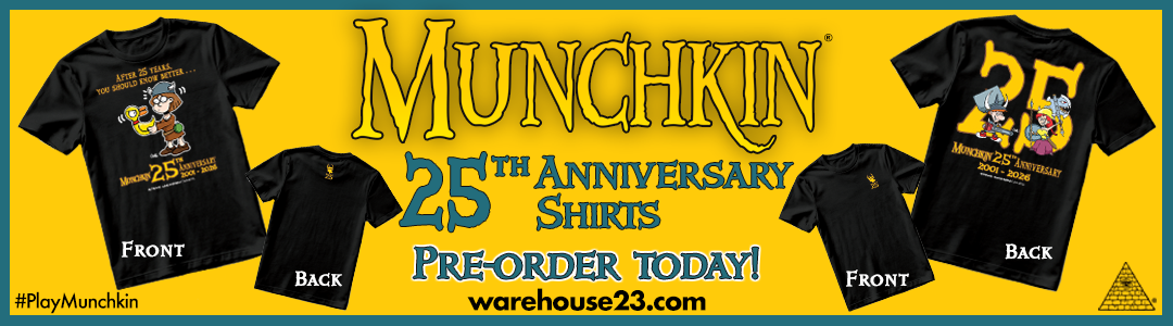 Munchkin anniversary shirts