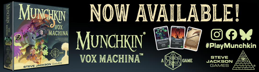 Munchkin Vox Machina A Critical Role Game is now available!