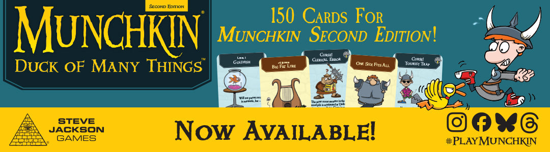 Munchkin duck of many things now available
