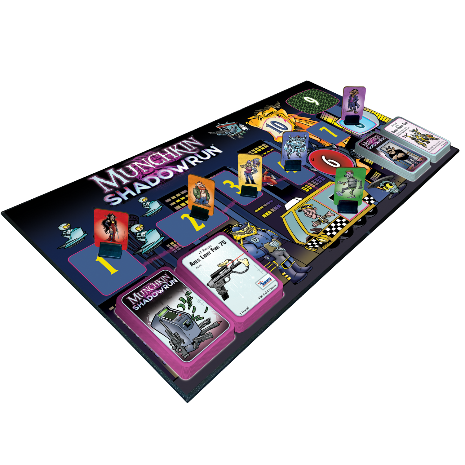 Munchkin Shadowrun - Gioco Di Carte Pegasus Spiele - Espansione/Edizione Speciale - Perfetto Per Gli Amanti Dei Giochi Da Tavolo E Del Fantasy