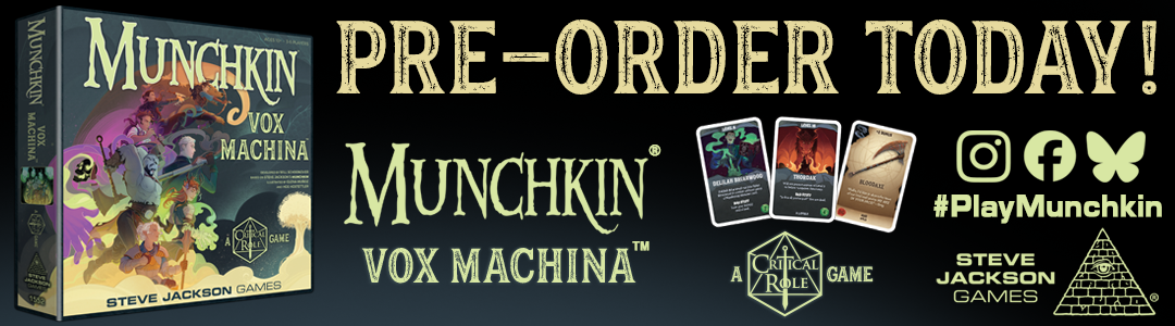Munchkin Vox Machina - A Critical Role game is available for pre-order!