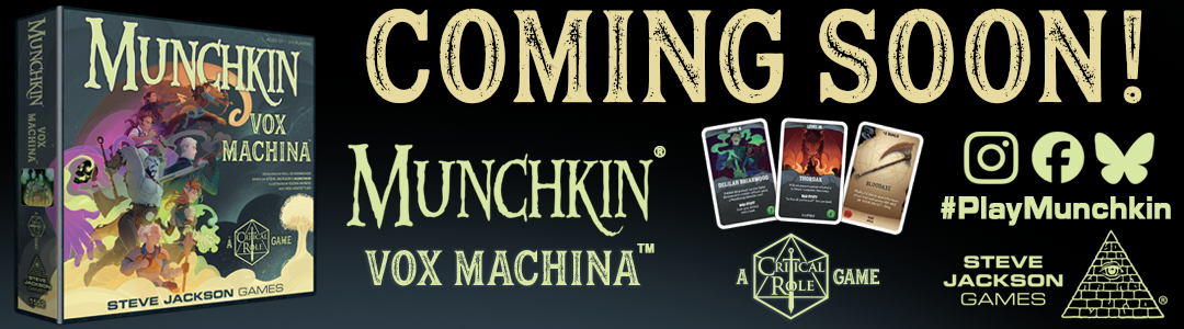 Munchkin vox machina critical role card game coming soon