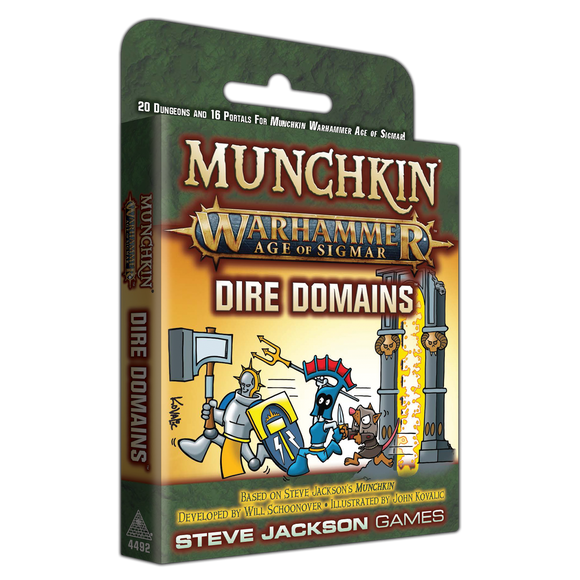 Munchkin Warhammer AoS Dire Domains Card Game Expansion