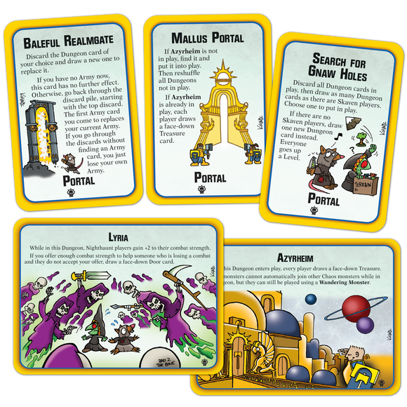Munchkin Warhammer AOS Dire Domains cards