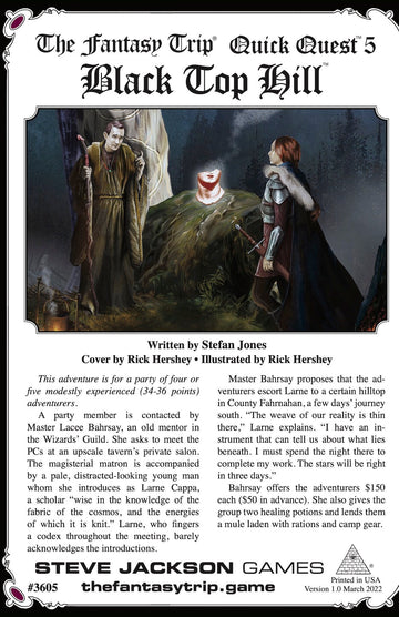 Quick Quest 5: Black Top Hill
