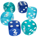Seahorse d6 Dice Set-2