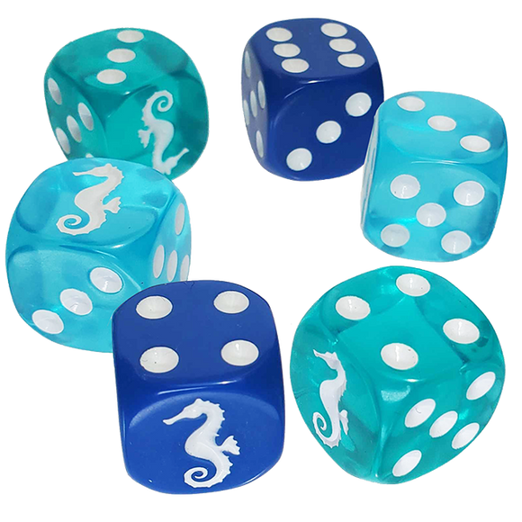 Seahorse d6 Dice Set