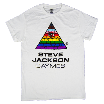 Gaymes Rainbow Eye-in-Pyramid Pride Shirt