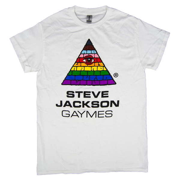 Gaymes Rainbow Eye-in-Pyramid Pride Shirt