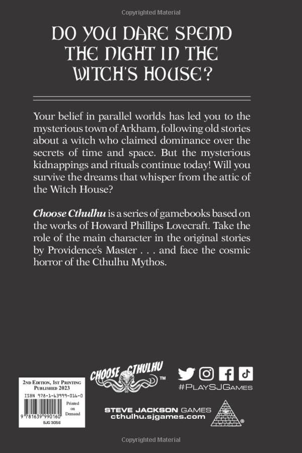 Choose Cthulhu Book 6: The Dreams in the Witch House