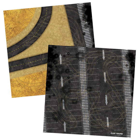 Car Wars Playmat #1/#3 Combo