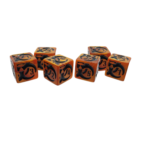 Biohazard d6 Dice Set