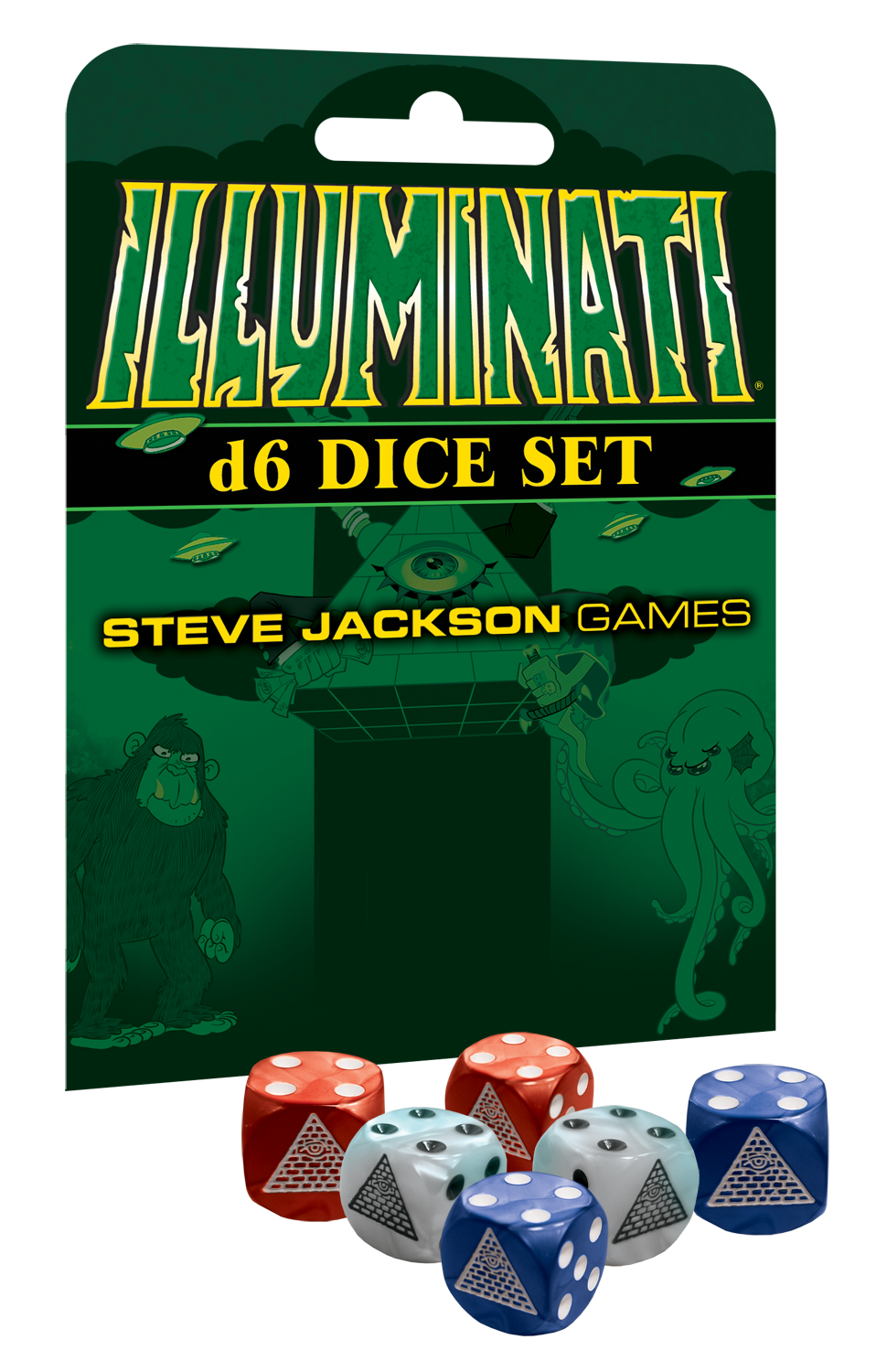 Illuminati d6 Dice Set-1