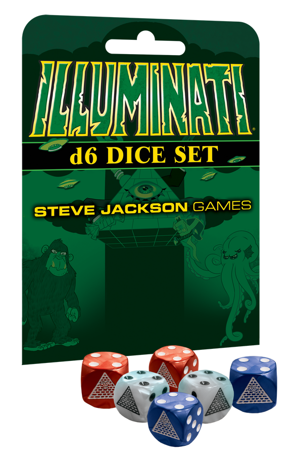 Illuminati d6 Dice Set