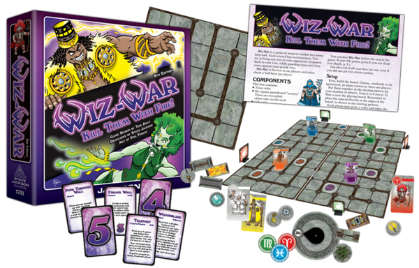 Wiz-War: Malefic Curses, Board Game