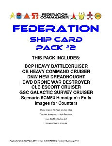 Federation Commander: Federation Ship Card Pack #2