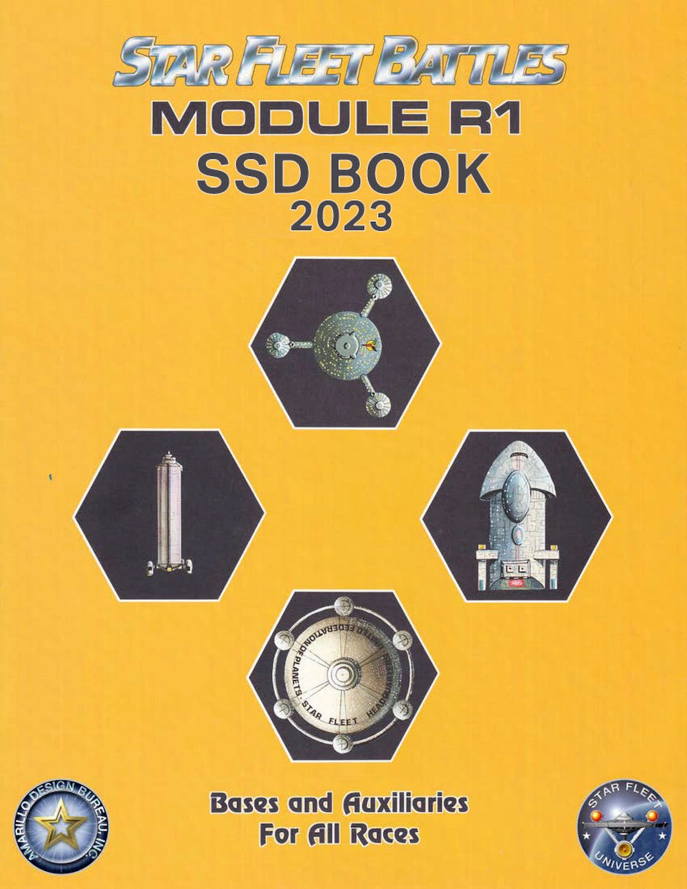 Star Fleet Battles: Module R1 SSD Book 2023 (B&W)