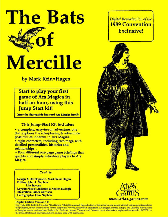 Ars Magica: The Bats of Mercille