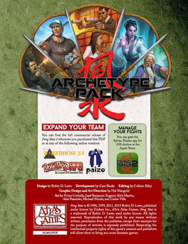 Feng Shui 2 Archetype Pack