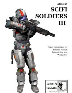 Paper Miniatures: Science Fiction Soldiers III