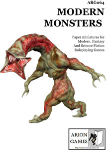 Paper Miniatures: Modern Monsters