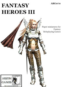 Paper Miniatures: Fantasy Heroes III
