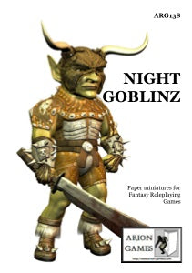 Paper Miniatures: Night Goblinz Set