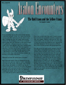 Avalon Encounters, Vol 2, Issue #6, The Red Craon and the Yellow Craon