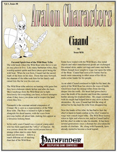 Avalon Characters Vol 1, Issue #8, Ciaand