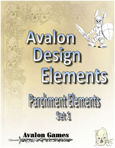 Avalon Design Elements Parchment Set #1