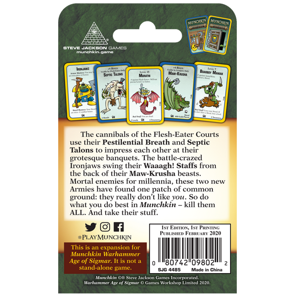 Munchkin Warhammer Age of Sigmar: Death and Destruction