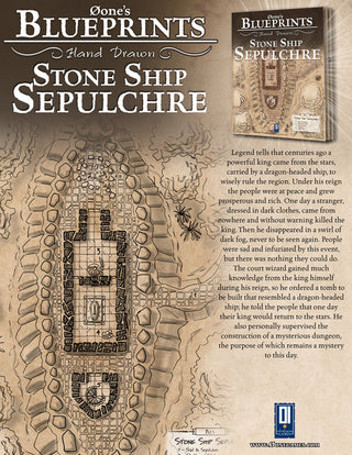 Øone's Blueprints Hand Drawn: Stone Ship Sepulchre