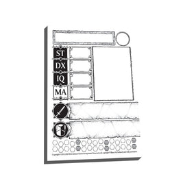 The Fantasy Trip Melee Character Record Pads