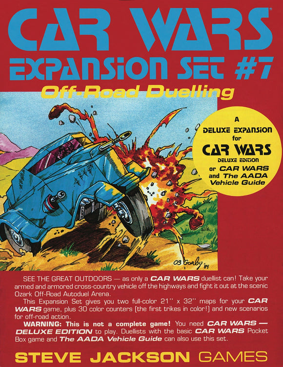 Car Wars Expansion Set 7 - Off-Road Duelling