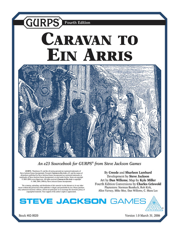 Caravan to Ein Arris (GURPS Fourth Edition)