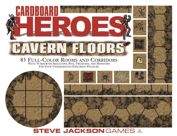 Cardboard Heroes Cavern Floors