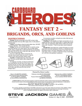 Cardboard Heroes: Fantasy Set 02 - Brigands, Orcs, and Goblins
