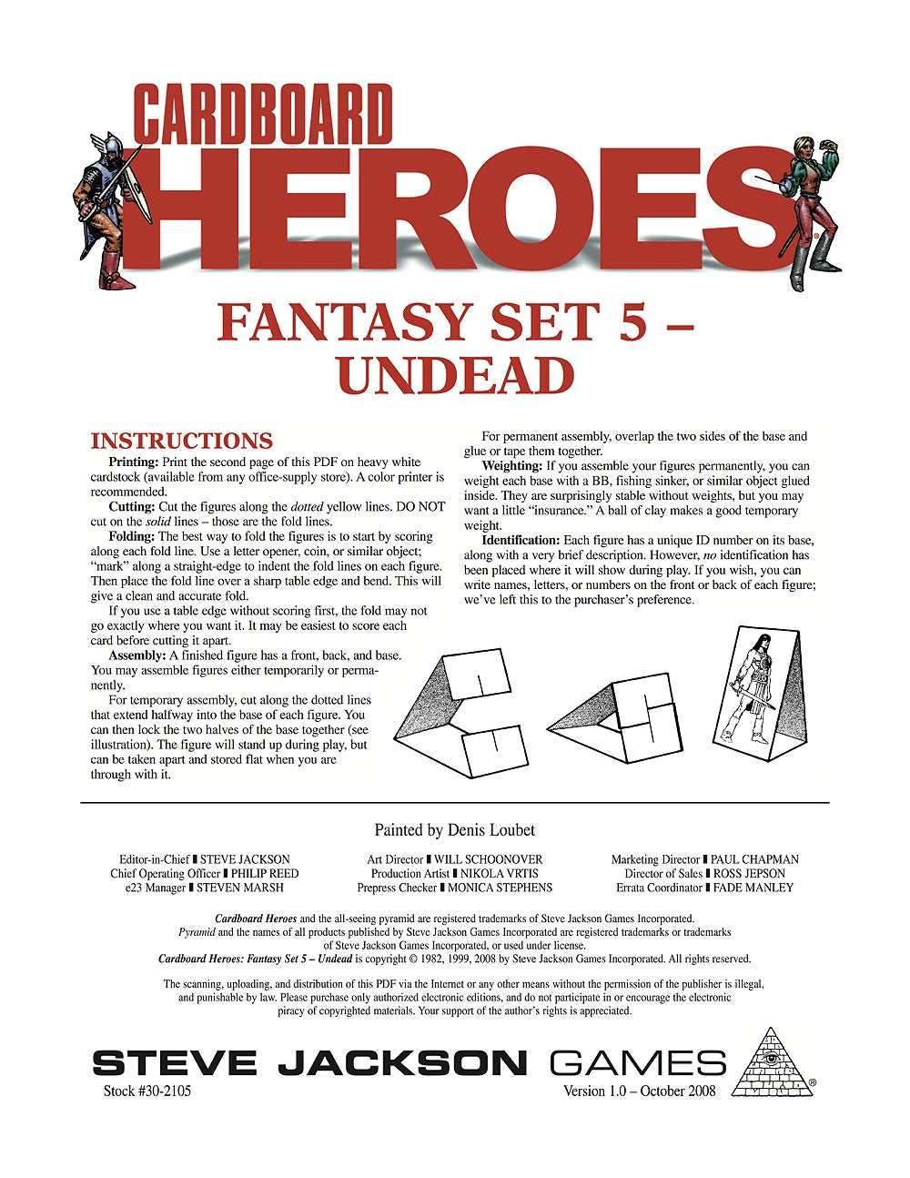 Cardboard Heroes: Fantasy Set 05 - Undead