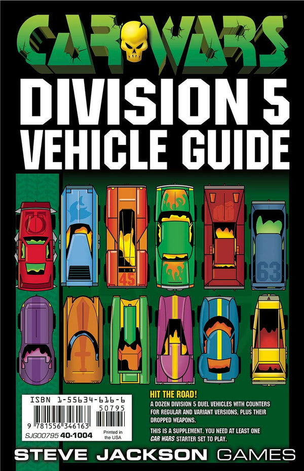 Car Wars Division 5 Vehicle Guide