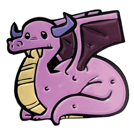 Deadly Doodles Dragon Pin