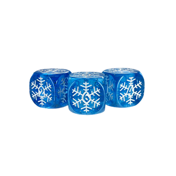 Snowflake d6 Dice Set