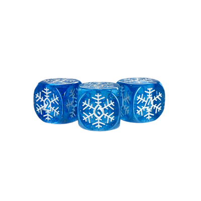 Snowflake d6 Dice Set