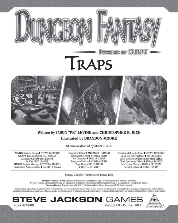 Dungeon Fantasy Traps