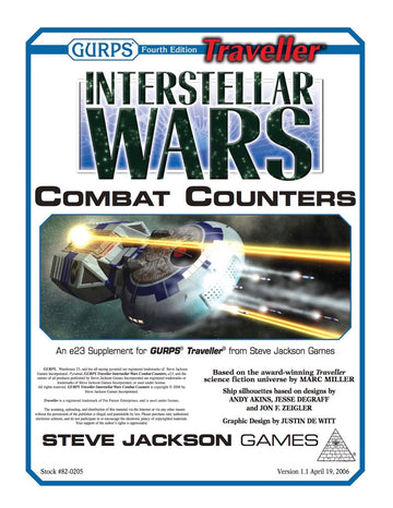 GURPS Traveller Interstellar Wars Combat Counters