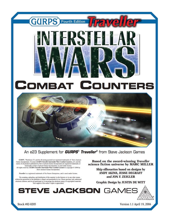GURPS Traveller Interstellar Wars Combat Counters