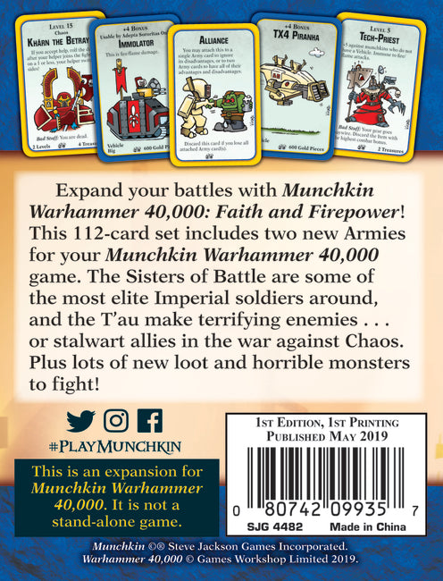 Munchkin Warhammer 40,000: Faith and Firepower-2