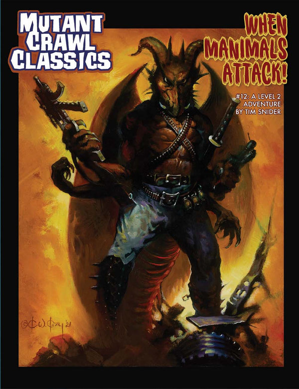 Mutant Crawl Classics #12: When Manimals Attack!
