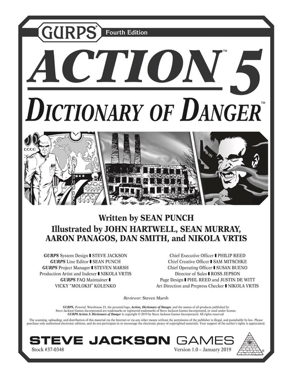 GURPS Action 5: Dictionary of Danger