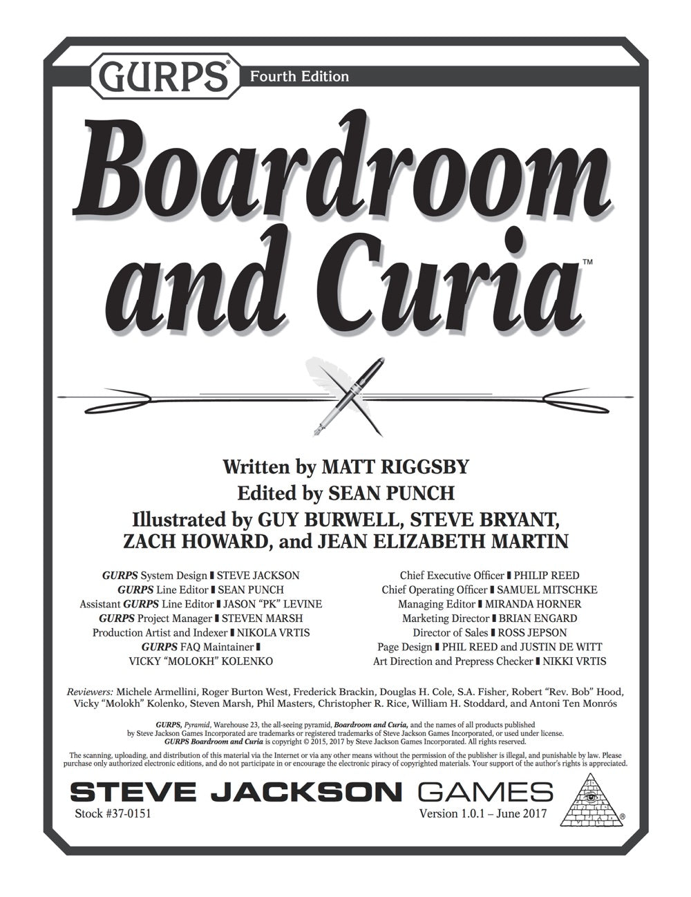GURPS Boardroom and Curia