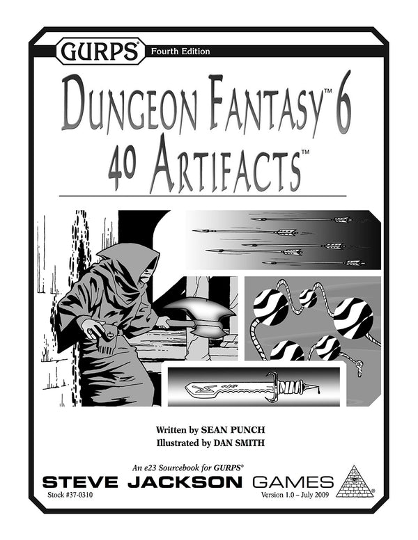 GURPS Dungeon Fantasy 6: 40 Artifacts